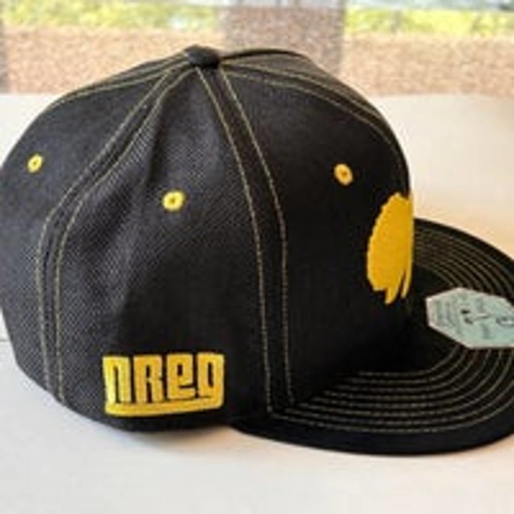 NWT Grassroots California 420 Limited Edition Black Yellow Snap Back Hat L/XL - Picture 3 of 10